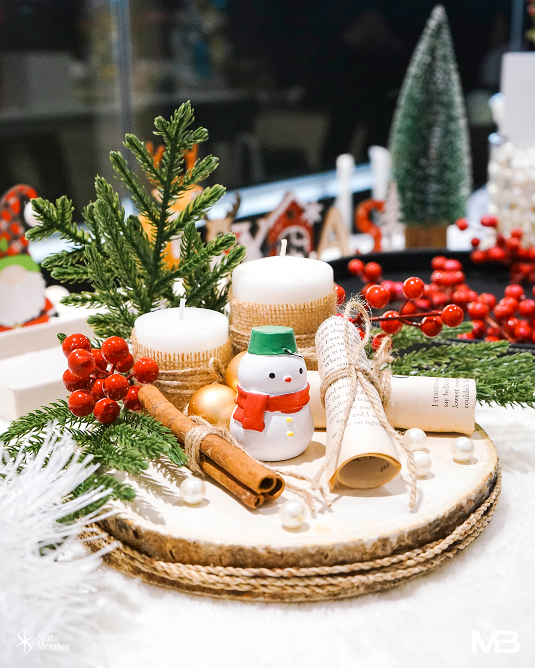 Christmas Candle Decoration