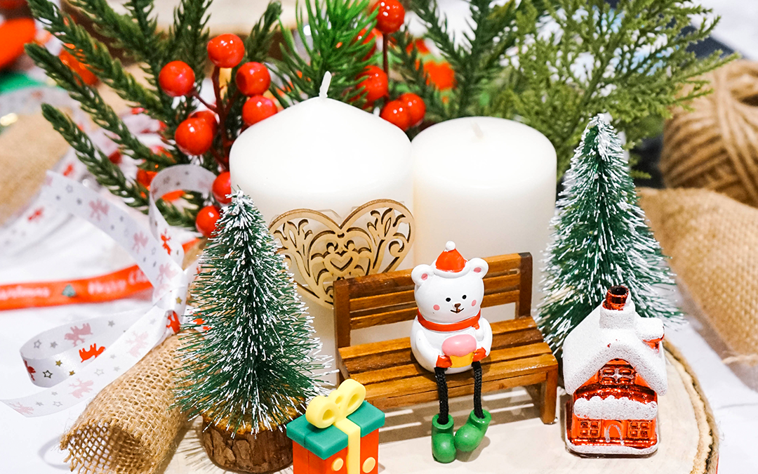 กิจกรรม Christmas Candle Decoration