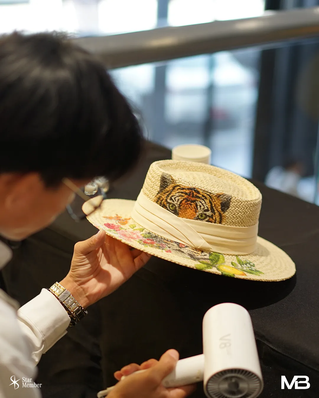 Decoupage Hat