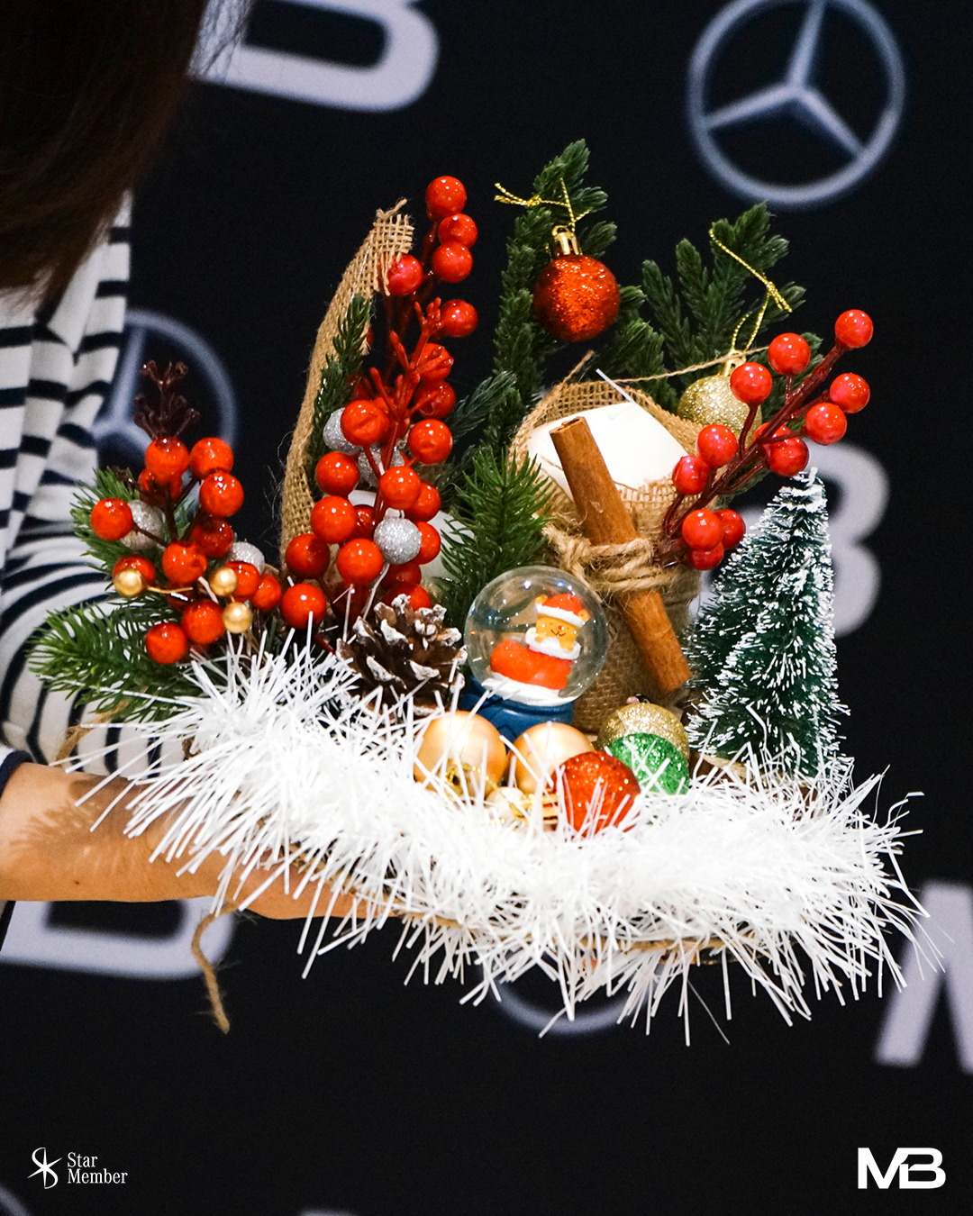 Christmas Candle Decoration