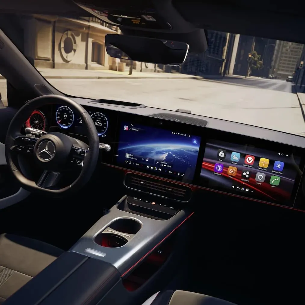 การออกแบบภายใน Mercedes-Benz CLA